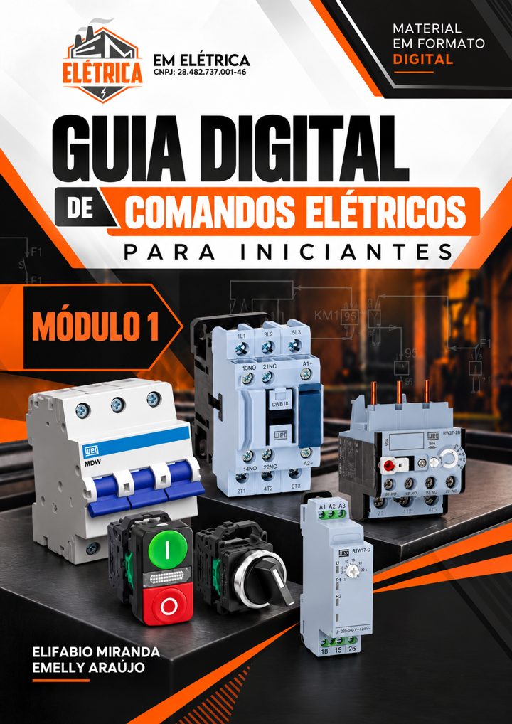 Capa do Guia Digital de Comandos Elétricos, Módulo 1