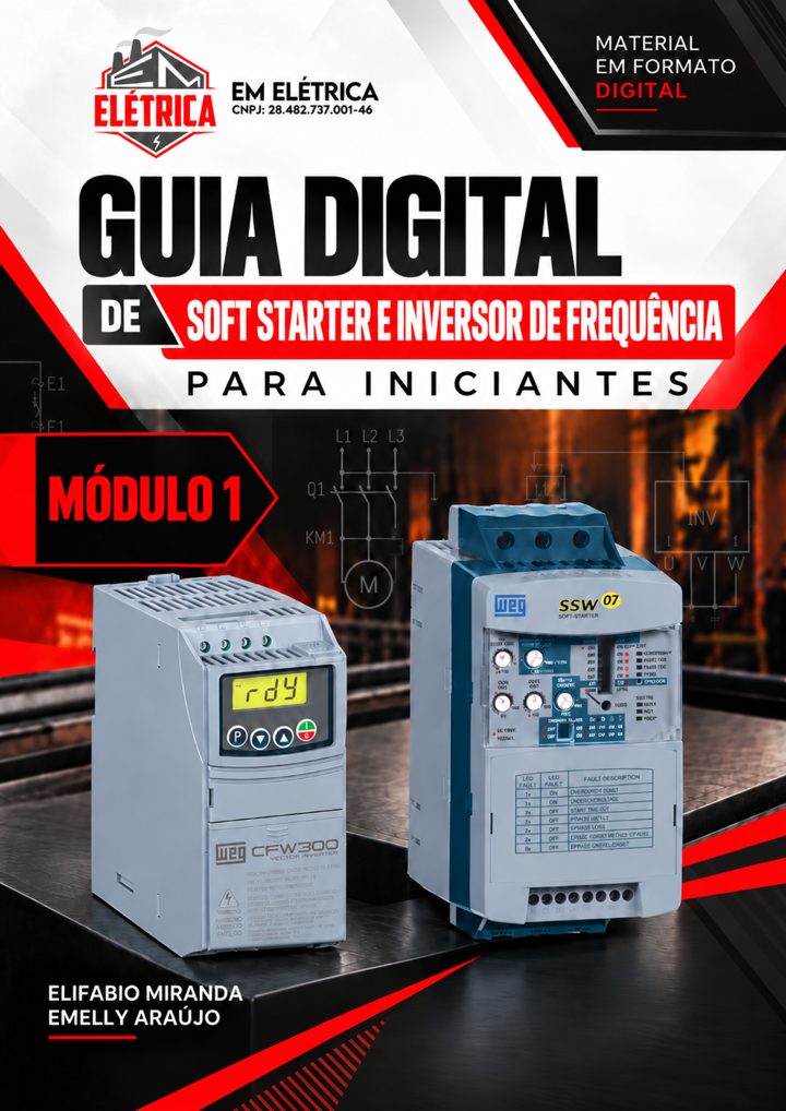 Capa do Guia Digital de Soft Starter e Inversor de Frequência, Módulo 1